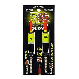 3-in-One Revolution X 1/2 Inch Glow Stick Bobber - 2 Pack