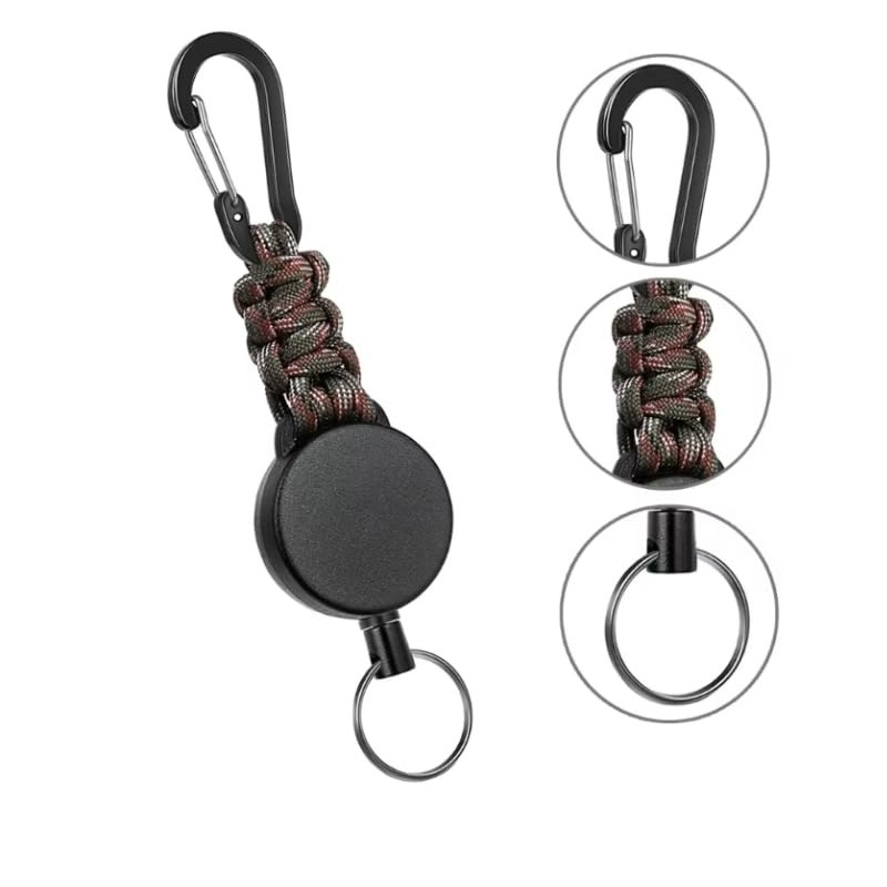 GLOWZEN Reel Key Chain, Set of 2, Maximum Length 23.6