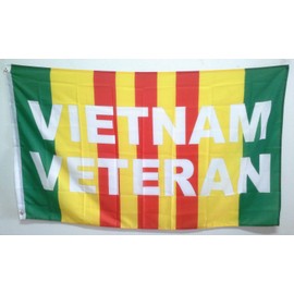 Trade Winds 3X5 Vietnam Veteran Flag 3'x5' Banner Flag USA SELLER Vietnam Ribbon US Seller