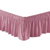 apott Pink Bed Skirt Wrap Around Bedskirt Dust Ruffle 14