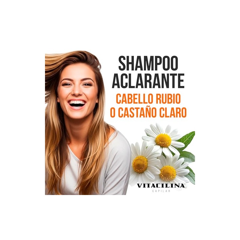 Vitacilina Capilar Shampoo Aclarante │ Manzanilla │ 400 ml