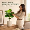 Artificial Ficus Tree Branch, 27.55 in Fake Green Plant Decor