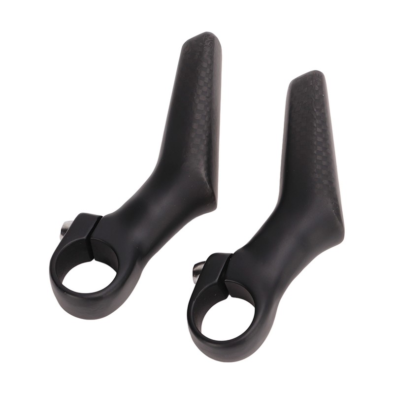 Mountain Bike Handlebars Bar Ends 1 Pair Carbon Fiber 3K