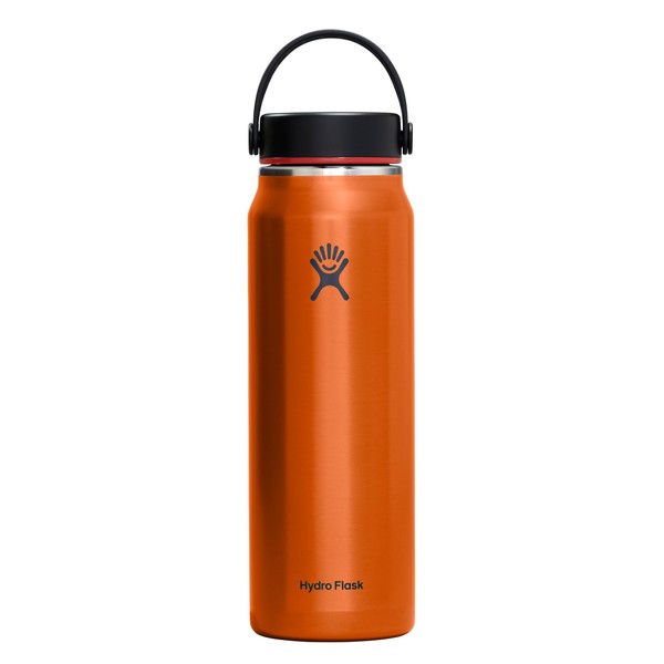 HYDRO FLASK - Lightweight Water Bottle 946 ml (32 oz) Trail Series - Vacuum Insulated Stainless Steel Reusable Water Bottle with Leakproof Flex Cap - Wide Mouth - BPA-Free - Jasper