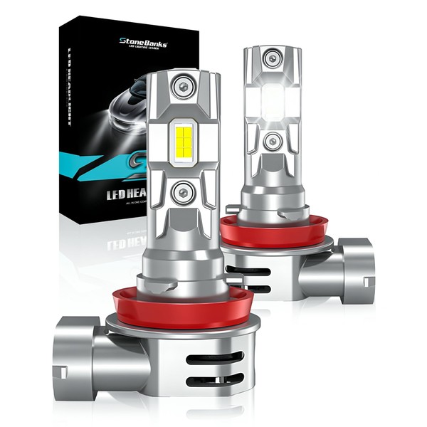 StoneBanks Faros LED H11 H8 H9 para Auto Kit de