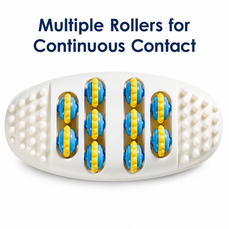 Manual Foot Massage Roller for Relaxation – Acupressure Board with