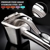 Stainless Steel Lemon Squeezer, Heavy-Duty Orange Juicer, Durable Hand Press