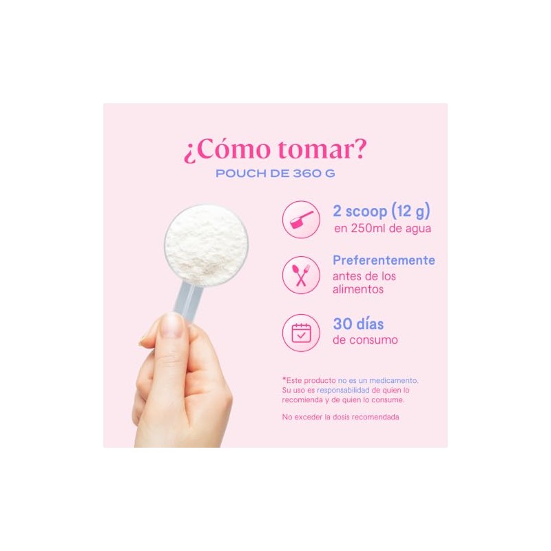 Fit Colágeno Astaxantina Vitamina Liposomal Porciones 360g Polvo Azúcar Sabor