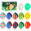 12PCS 3D Printed Dragon Eggs with Dragon Inside, Mini Dragon