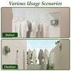 Danpoo Retrachable Clothesline Indoor Clothing Line Laundry Line Retractable Clothes