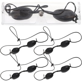 Baluue Protector Ocular para Máquina de Belleza Luz Infrarroja, 5 Piezas, Material Pvc, Efecto de Sombreado y Amigable Piel para Cuidado Facial