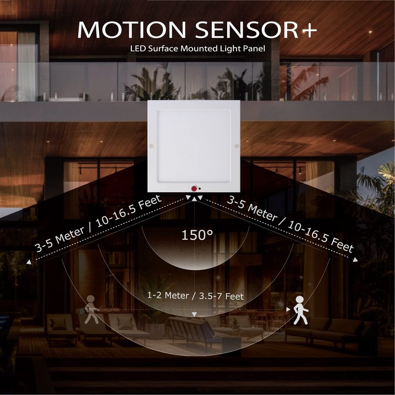 18 W LED Ceiling Light Lamp with PIR Motion Sensor