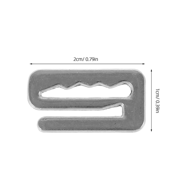 Baluue Barber Cape Buckle Replacement Clips 20Pcs Metal Haircut Cape