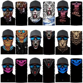 Neck Gaiter Balaclava Gator Face Mask Sun UV Protection for Men Women boys girls,Cooling Scarf Mask,Reusable Headwear Bandana Face Covering,Neck Warmer,Head Wrap,Headband for Outdoor Sport