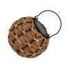 Outdoor Solar Lantern LED Waterproof Hollowed Rattan Ball Solar Hanging