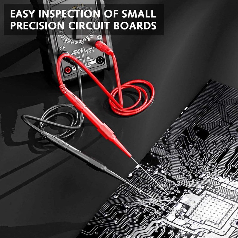 15 Pcs back probe pins,Multimeter probe pins with 4mm Female