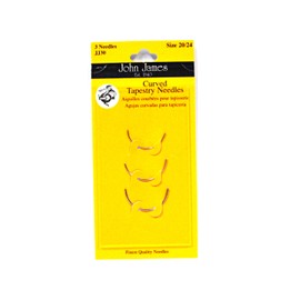 John James Curved Tapestry Needles Assorted Sizes 20/24