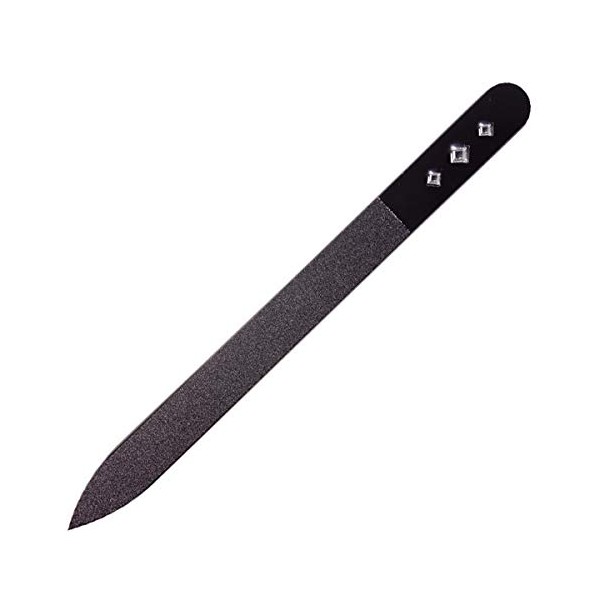 Braagek Glass Nail File, Double-Sided Type, 5.5 inches (140 mm), Size M