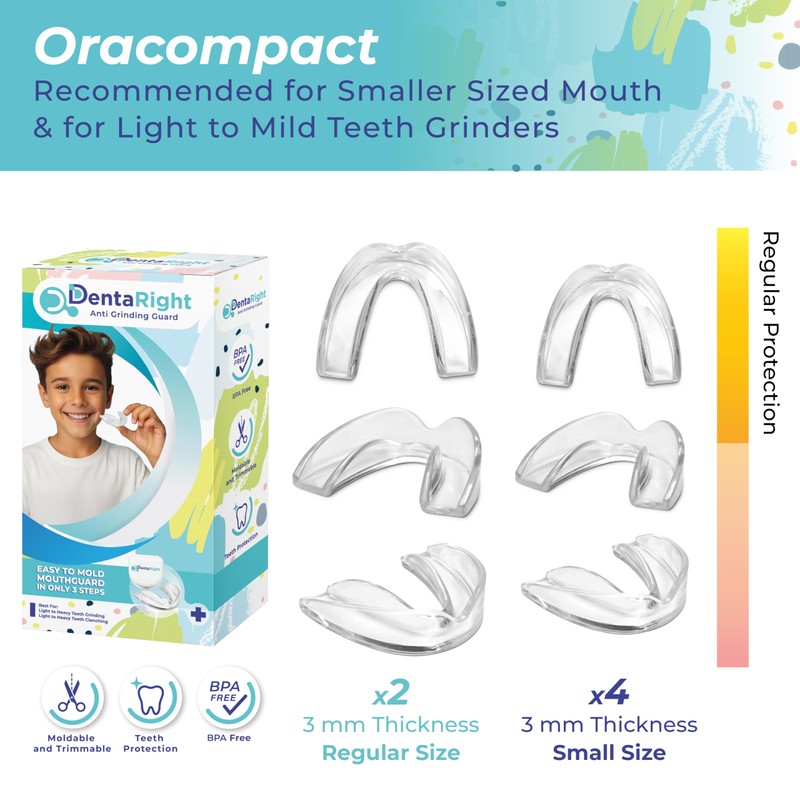 Moldable Mouth Guard for Teeth Grinding at Night, Pack of