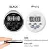 dretec Kitchen Timer Stopwatch Magnetic Waterproof with Clock, Chrome Plated