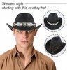 Adult Cowboy Hat Unusual Clothing and Accessories，Durable Western Wide Brimmed