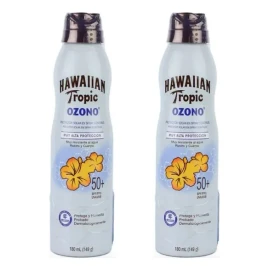 Protector Solar Hawaiian Tropic Ozono Fps 50+ 2 Pzs De 180ml