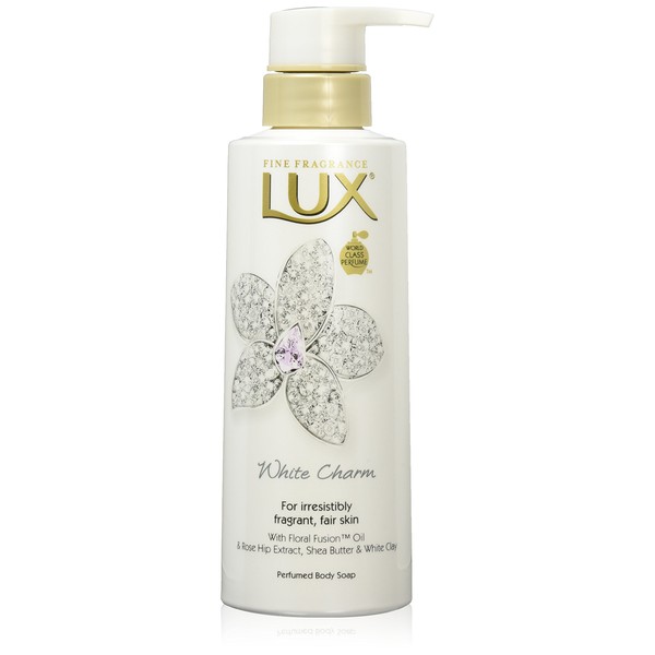 Lux Body Soap White Charm Pump 12.3 oz (350 g) (White Floral Musk Scent)