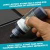 MaxMark Large Black Stamp Pad - 2-3/4" by 4-1/4" -