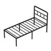 DiaOutro 18 Inch Twin XL Bed Frame with Headboard No