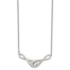 Real Stainless Steel Infinity Love Knot Symbol Symbols Pendant Necklace