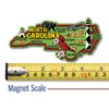 North Carolina Colorful State Magnet by Classic Magnets, 4.8" x