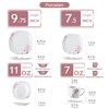 VEWEET Annie Porcelain Dinnerware for 6, 30-Piece Pink Floral Dish