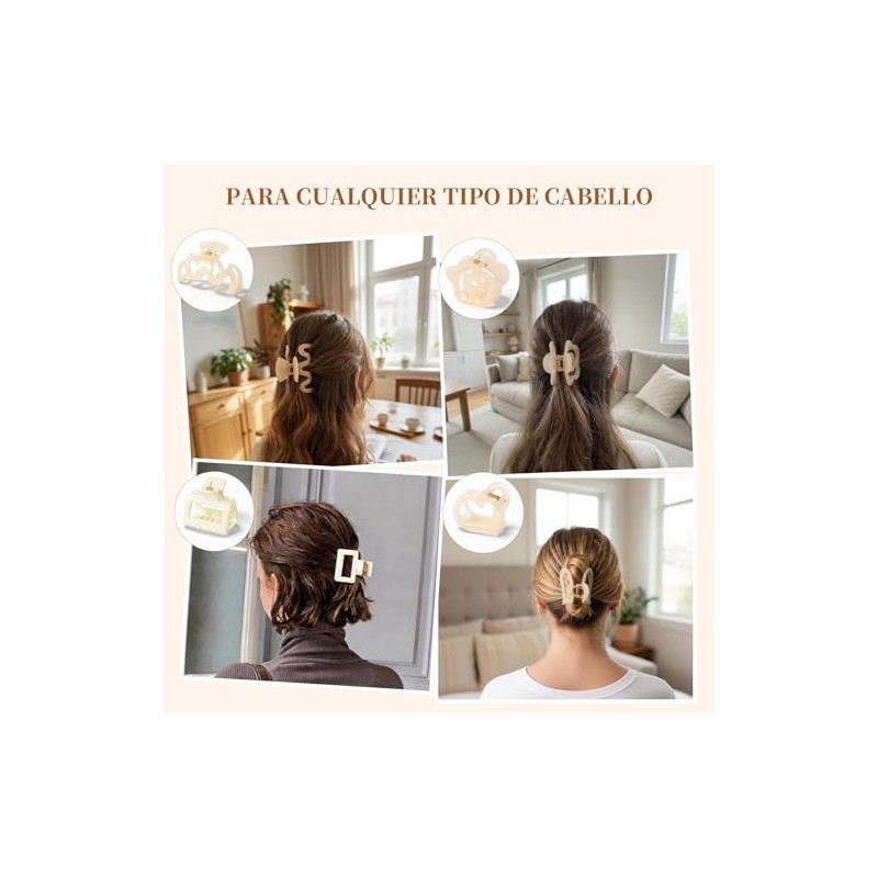 115 Set de Pinzas y Coleteros para Mujer, Pinzas Pasadores,