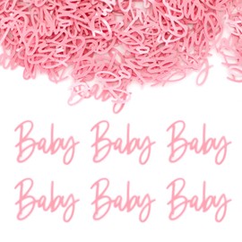 Baby Shower Confetti - Gender Reveal Table Scatter Decoration, Pink Baby Gender Reveal Jungle Birthday Decorations A3BSZX