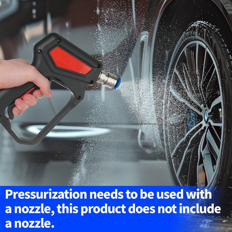 Senduzll Short Pressure Washer Gun, 5000 Max PSI/12 GPM Car