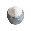 New 5" D Charcoal Gray Potbelly Shape Plant Planter Pot