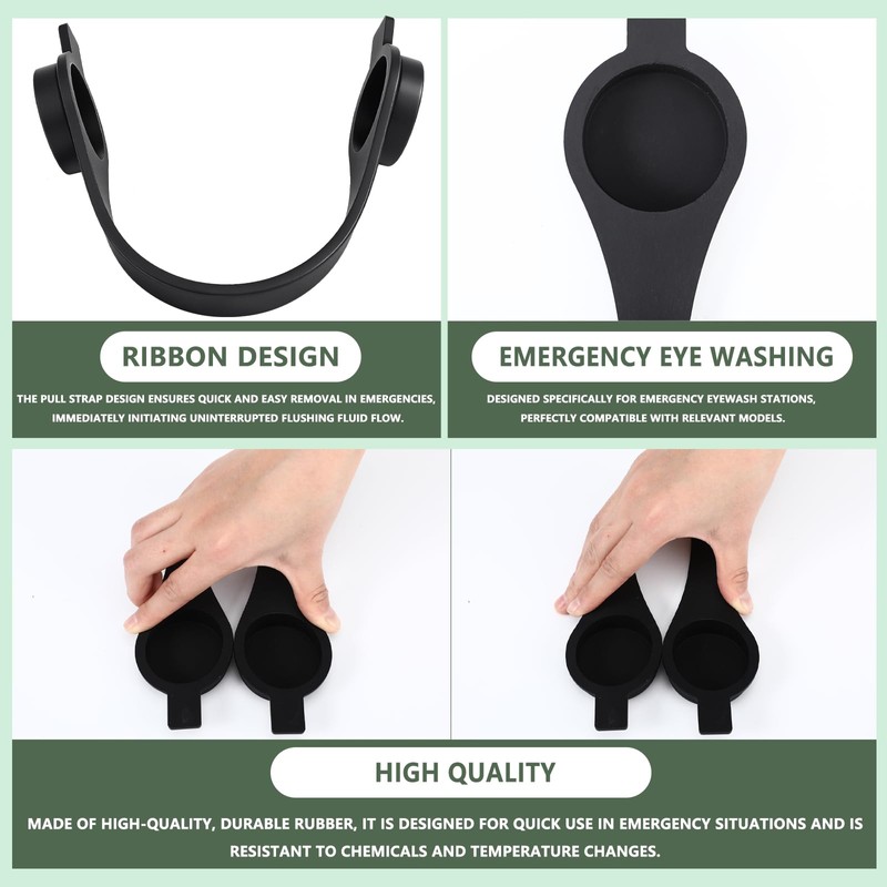 Saysurey 2 Pcs Emergency Eye Wash Station Replacement Pull Strap