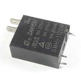 (RR #44) Sanyou Relay SMH-112DM 12VDC SPST, 16Amps 16A 277VAC