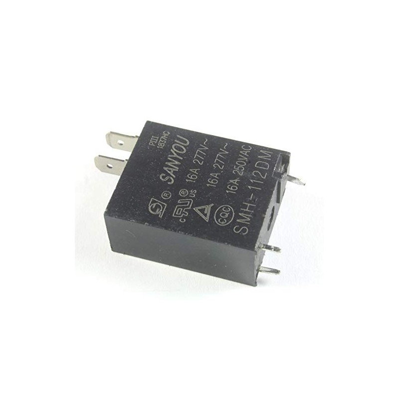 (RR #44) Sanyou Relay SMH-112DM 12VDC SPST, 16Amps 16A 277VAC