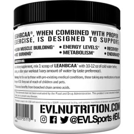Evlution Lean Bcaa Polvo Sin Estimulantes Con Cla Carnitina                                                                                           