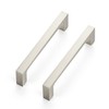 Ravinte 25 Pack Solid 4 Inch Square Cabinet Handles -