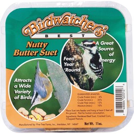 Pine Tree Farms Nutty Butter Suet, Suet Carry Case, 12 Packages, 11.75 Ounce Each, Made in USA