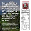 Old Trapper Jalapeno Beef Sticks 15 Ounce Sugar Free Meat