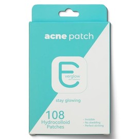 108 Parches para Acné con Hidrocoloide, Parches para Espinillas y Granitos, Invisibles y Ultra Delgados, Protección Día y Noche, 8mm y 10mm – Everglow