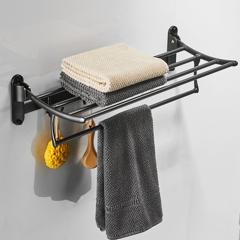 BESy 24 Inch Oil Rubbed Bronze Towel Racks, Bathroom Towel