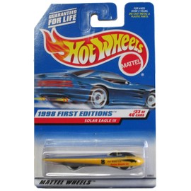 Hot Wheels 1998 First Editions: Solar Eagle III (#23 of 40) 1:64 Scale Collector Car #650