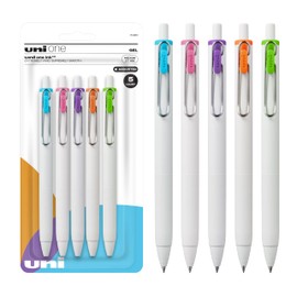 Uniball One Gel Pen 5 Pack, 0.7mm Medium Assorted Pens, Gel Ink Pens | Office Supplies Sold by Uniball are Pens, Ballpoint Pen, Colored Pens, Gel Pens, Fine Point, Smooth Writing Pens