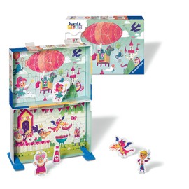 Ravensburger Puzzle & Play: Royal BBQ 2 x 24 Piece Jigsaw Puzzle Set for Kids - 05596 - Every Piece is Unique, Pieces Fit Together Perfectly