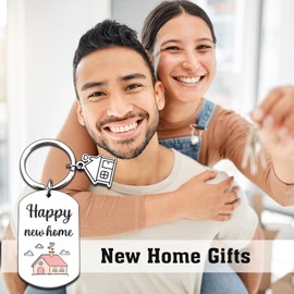 Lucullan Lepole New Home Essentials,New Home Keychain Home Essentials for New Home,House Keychain,New Home Gift Ideas,New Home Keychain House Warming Gifts New Apartment Gifts New House Gifts