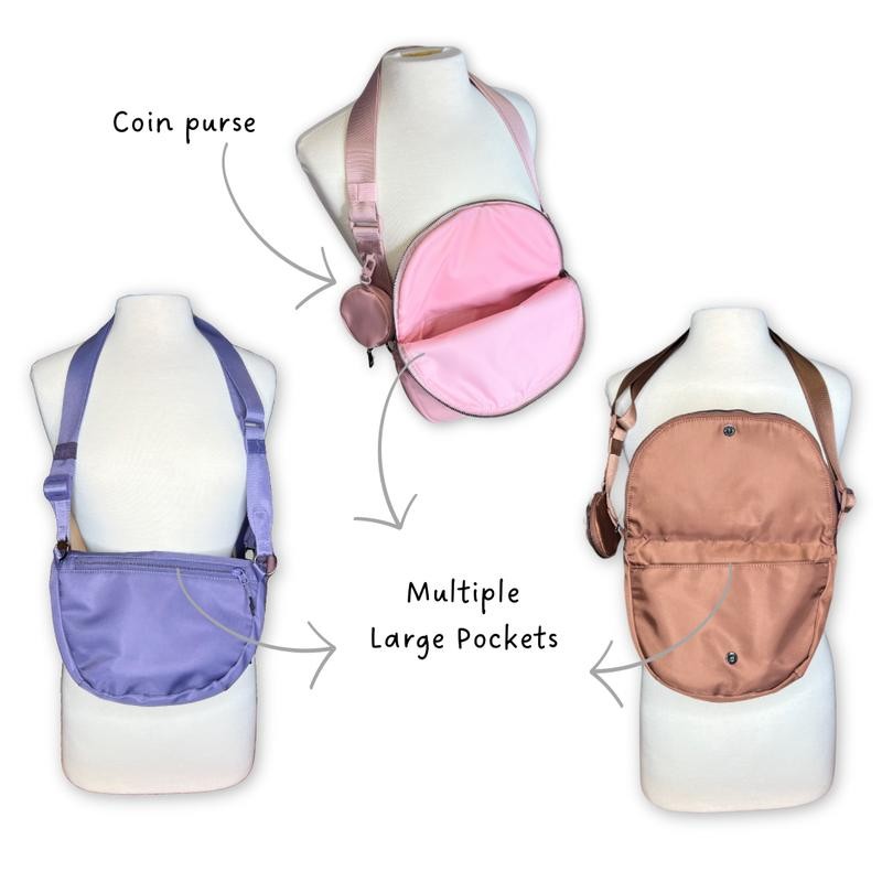 Pockets Full of Hope Crossbody Bag (#8042):_Cloud Purple